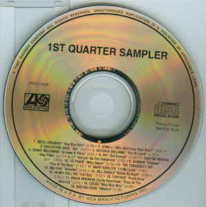 1st Quarter Sampler disc