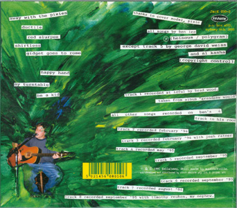 Away With The Pixies - Ben Lee back cover