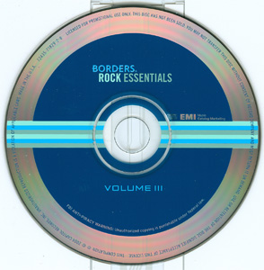 Borders Rock Essentials Volume III disc