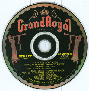 Grandpaw Would - Ben Lee disc