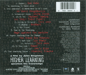 Higher Learning back cover