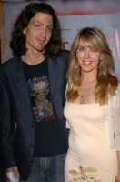 Liz Phair and Dino Meneghin at 'Elmer Ave. vs. The World' fashion event presented by Flaunt Magazine, Quixote Studios, Hollywood, CA, May 13th, 2005 - Photo credit: DailyCeleb.com