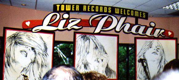 Liz at <p>
Chicago Tower Records, July 9, 2003