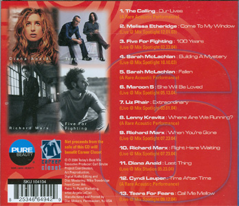 Mix 106.5 Today's Best Mix Volume 6 back cover