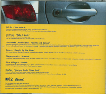 MTV2 Spankin' New Music 2002 Edition! back cover