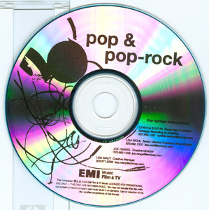 EMI Film & TV Music pop & pop-rock disc