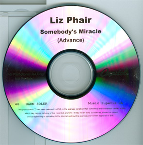 Somebody's Miracle (Advance) disc