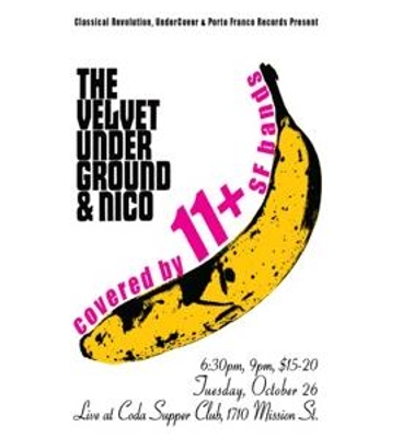 Classical Revolution, UnderCover & Porto Franco Records Present The Velvet Underground & Nico Tribute Show